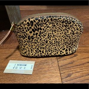 Madewell Cheetah Cosmetic Bag